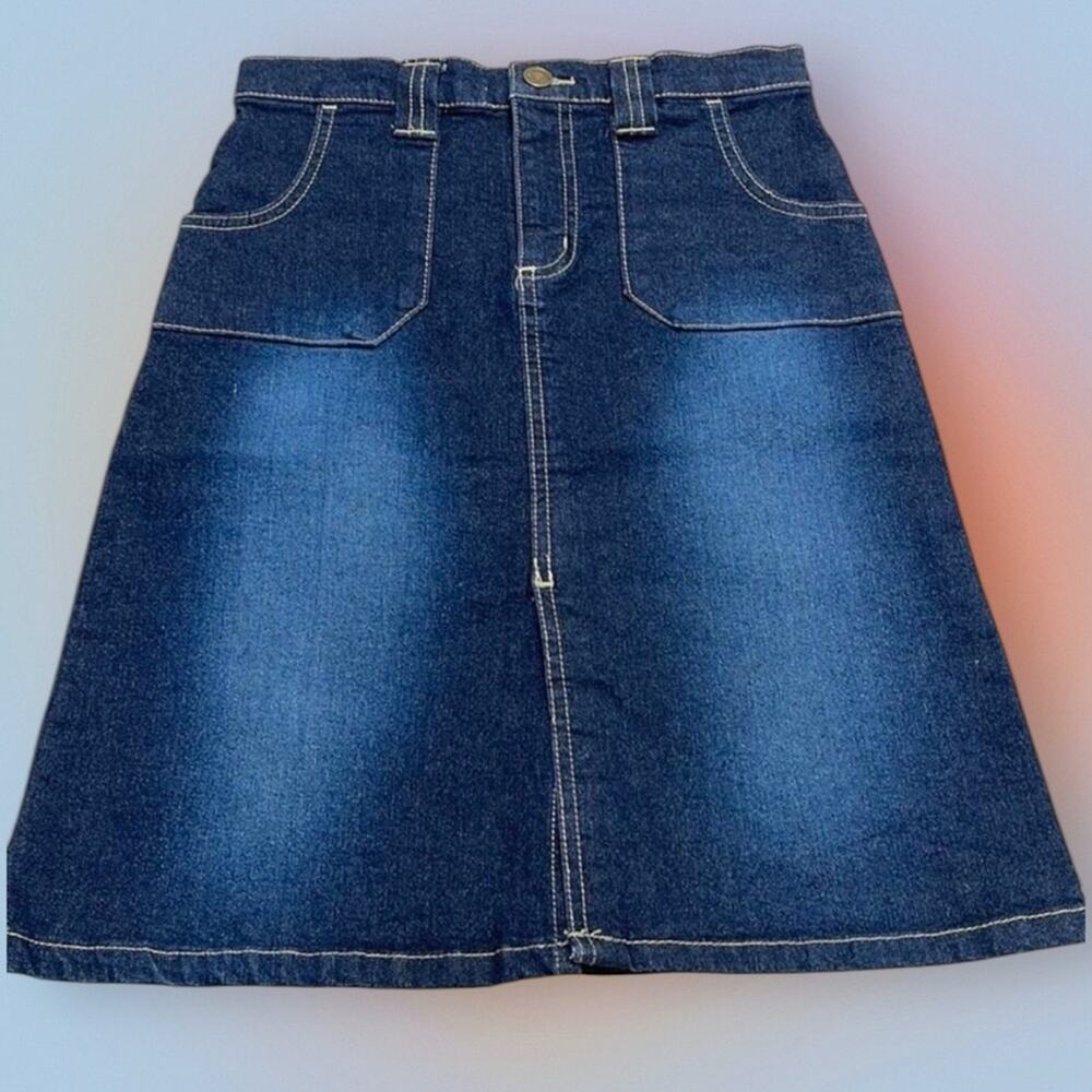 KRU Women’s 10 Blue Jean Skirt